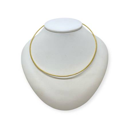 Collier jonc or 750