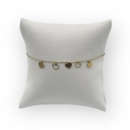 Bracelet or 750 Coeurs