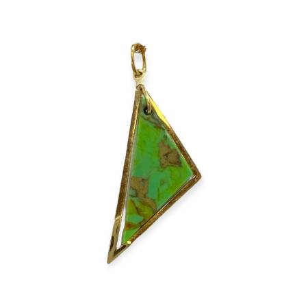 Pendentif or 750  et...