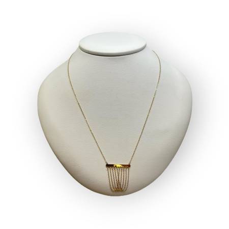 Collier or 750 chaînettes