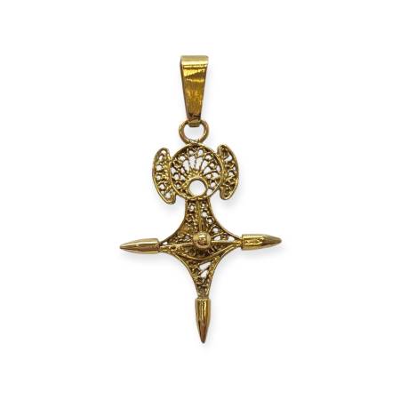 Croix d'agadès or 750