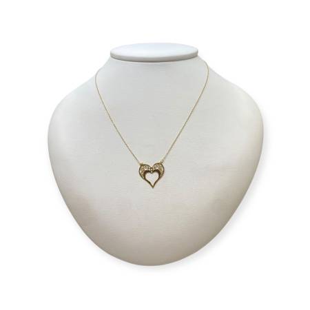 Collier cœur or 750