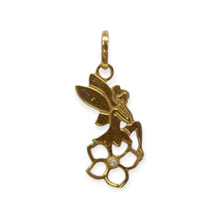 Pendentif fée or 750