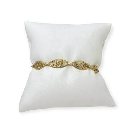 Bracelet filigrane or 750