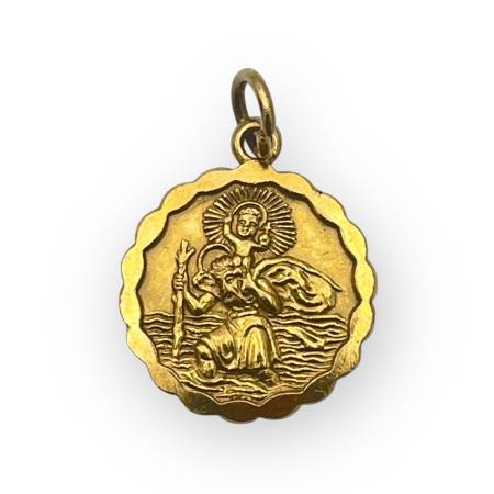 Pendentif or 375 Saint...