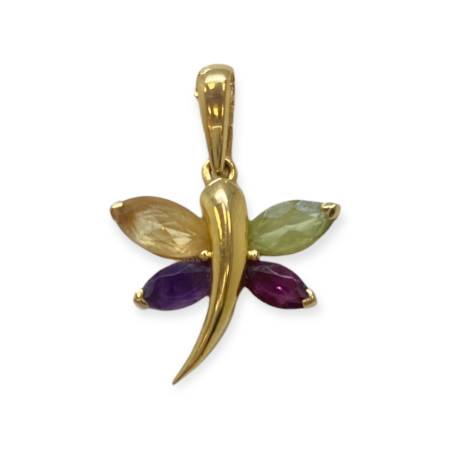 Pendentif libellule or 750...