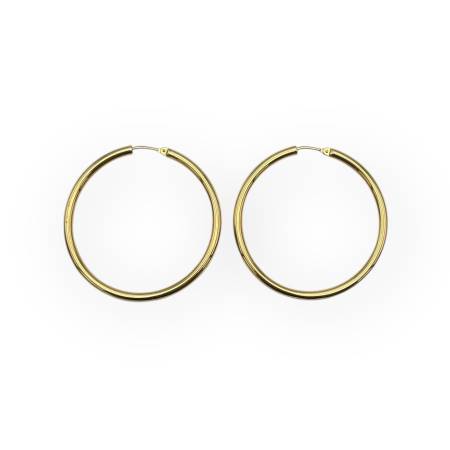 Créoles or 750 4 cm