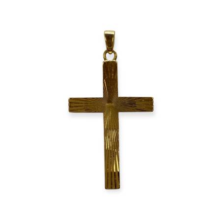 Pendentif croix or 750