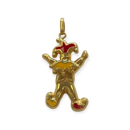 Pendentif arlequin or 750