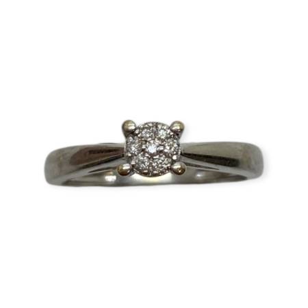 Bague pavée de diamants or...