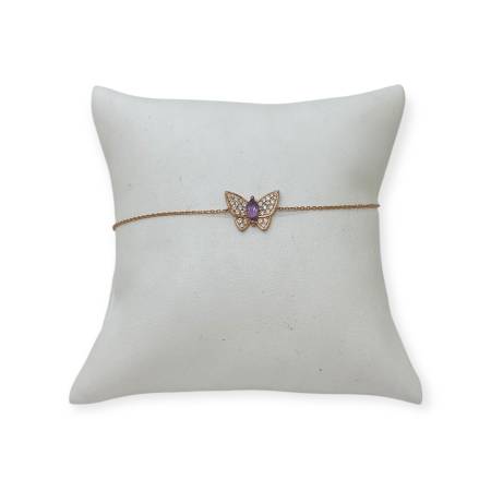 Bracelet papillon en or...