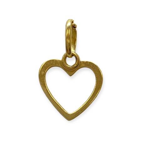 Pendentif cœur ajouré en or...