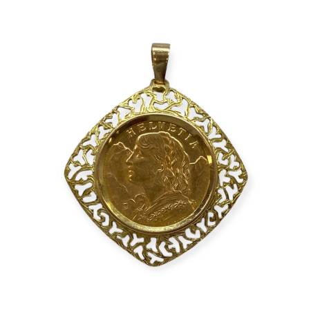 Pendentif en or 750 avec...