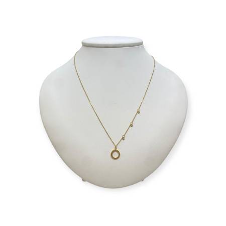 Collier cercle or 375 et...