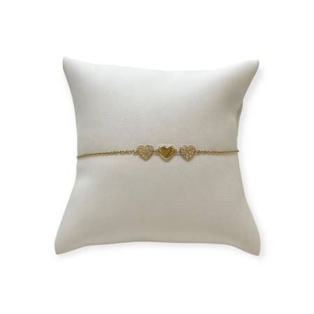 Bracelet chaîne à trois...