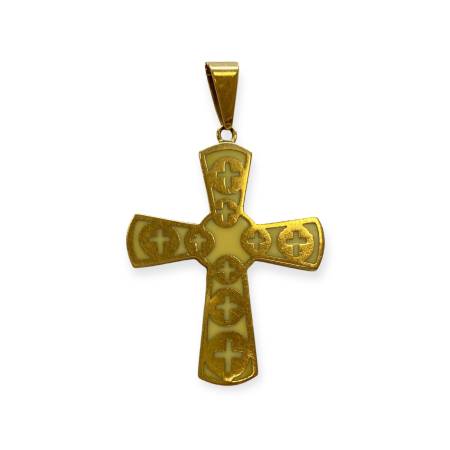 Pendentif croix or 585
