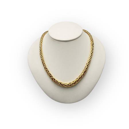 Collier or jaune 750 maille...