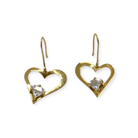 Boucles d’oreilles cœur en...