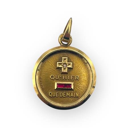 Médaille d'amour or 750 Augis
