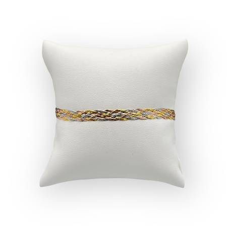 Bracelet tressé 3 ors 375