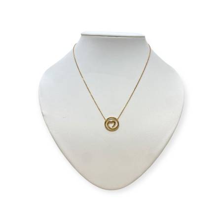 Collier cœur cerclé or 750