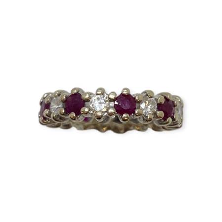 Bague en or blanc 750...