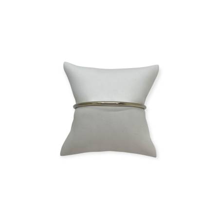 Bracelet jonc en or blanc 750