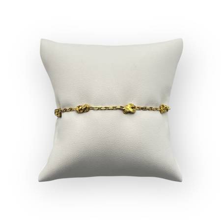 Bracelet or 750 pépites