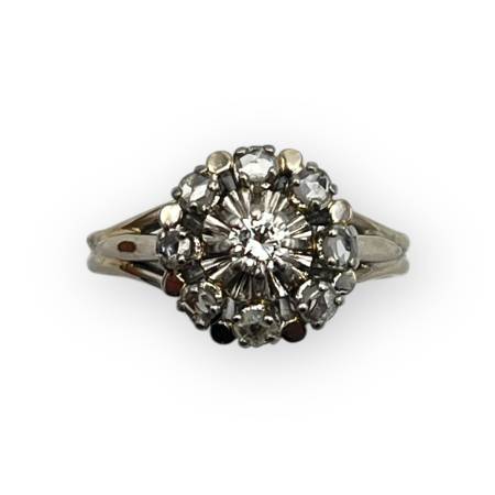 Bague or blanc 750...