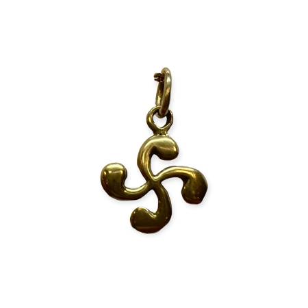 Pendentif croix basque en...