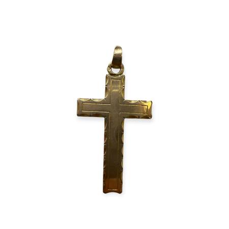 Pendentif croix en or 750