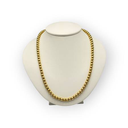 Collier or 750 boules
