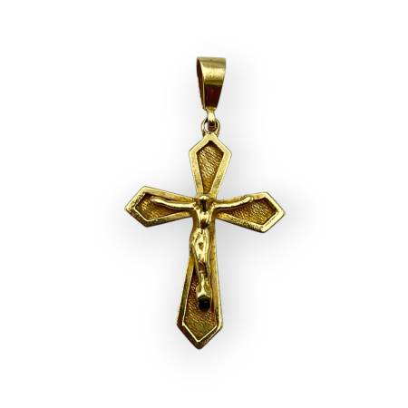 Pendentif or 585 Jésus sur...