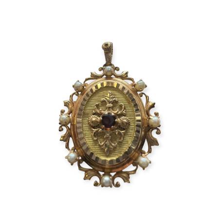 Pendentif or 750...