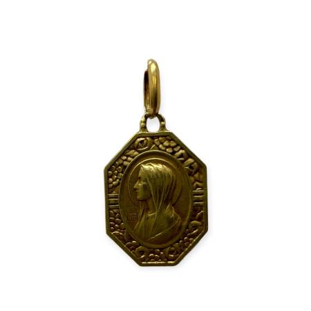 Pendentif médaille Vierge...