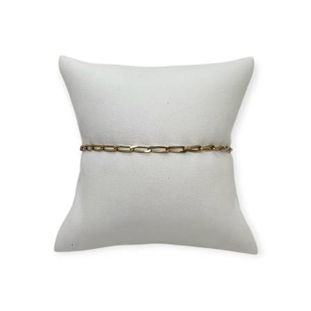 Bracelet or 750 maille cheval