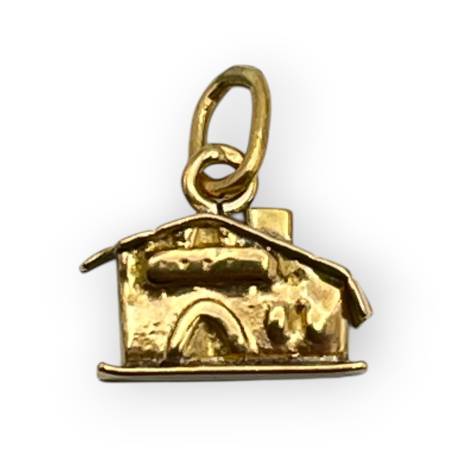 Pendentif or 750  maison...