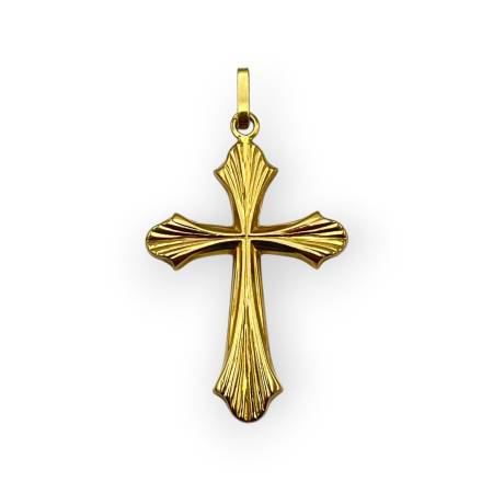 Pendentif Croix or 750