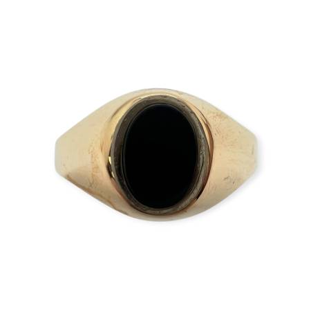 Bague chevalière en or 750...