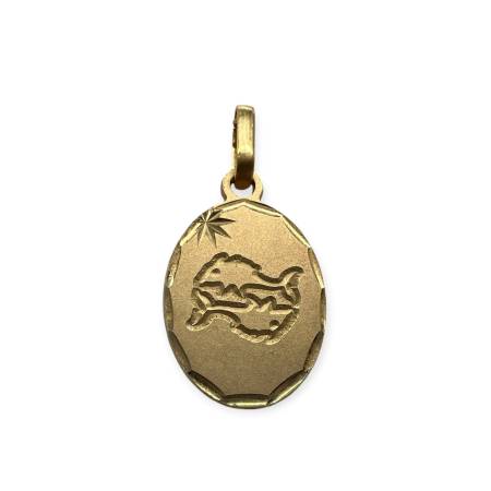 Pendentif or 750 Zodiaque...