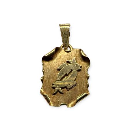 Pendentif or 750 Zodiaque...