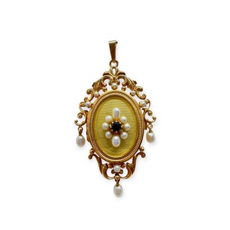 Pendentif or 750...