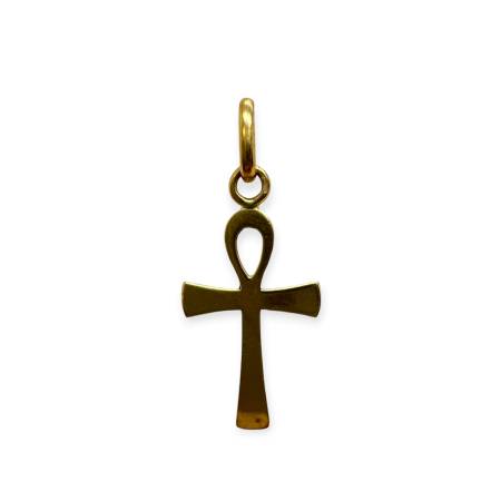 Pendentif or 750 croix Ankh