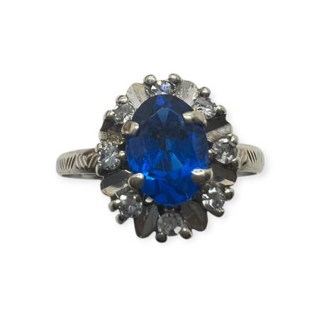 Bague or 750 marguerite...