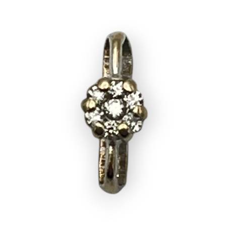Pendentir or blanc 750...