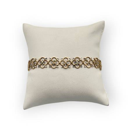 Bracelet 2 ors 750 motif...