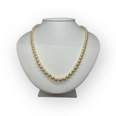 Collier perles de culture -...