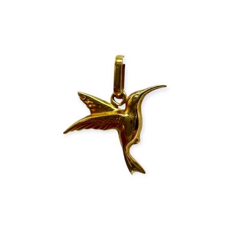 Pendentif Colibri en Or 750