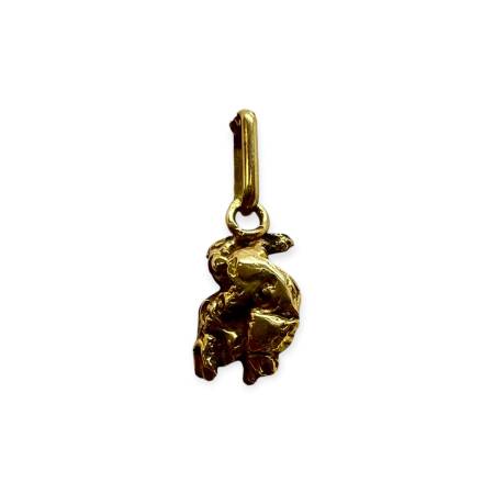 Pendentif Pépite en Or –...