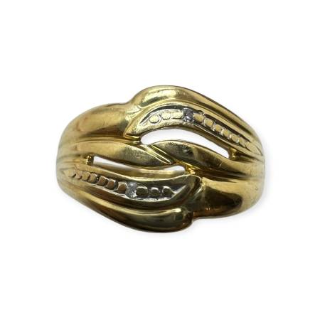 Bague Entrelacée Diamants...